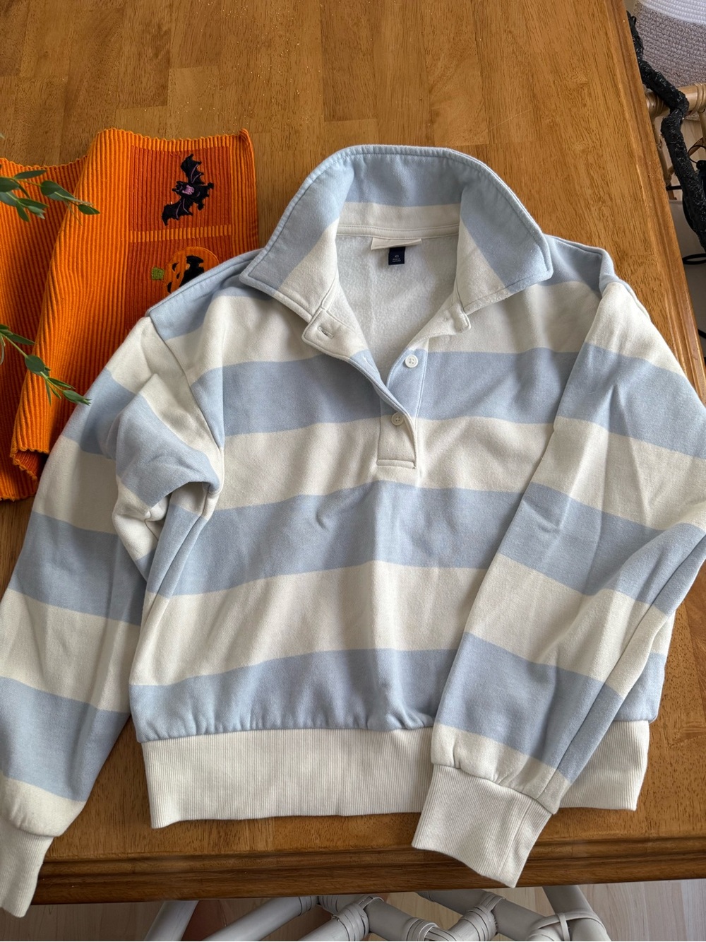 Set pants and pullover Light Blue & White Striped